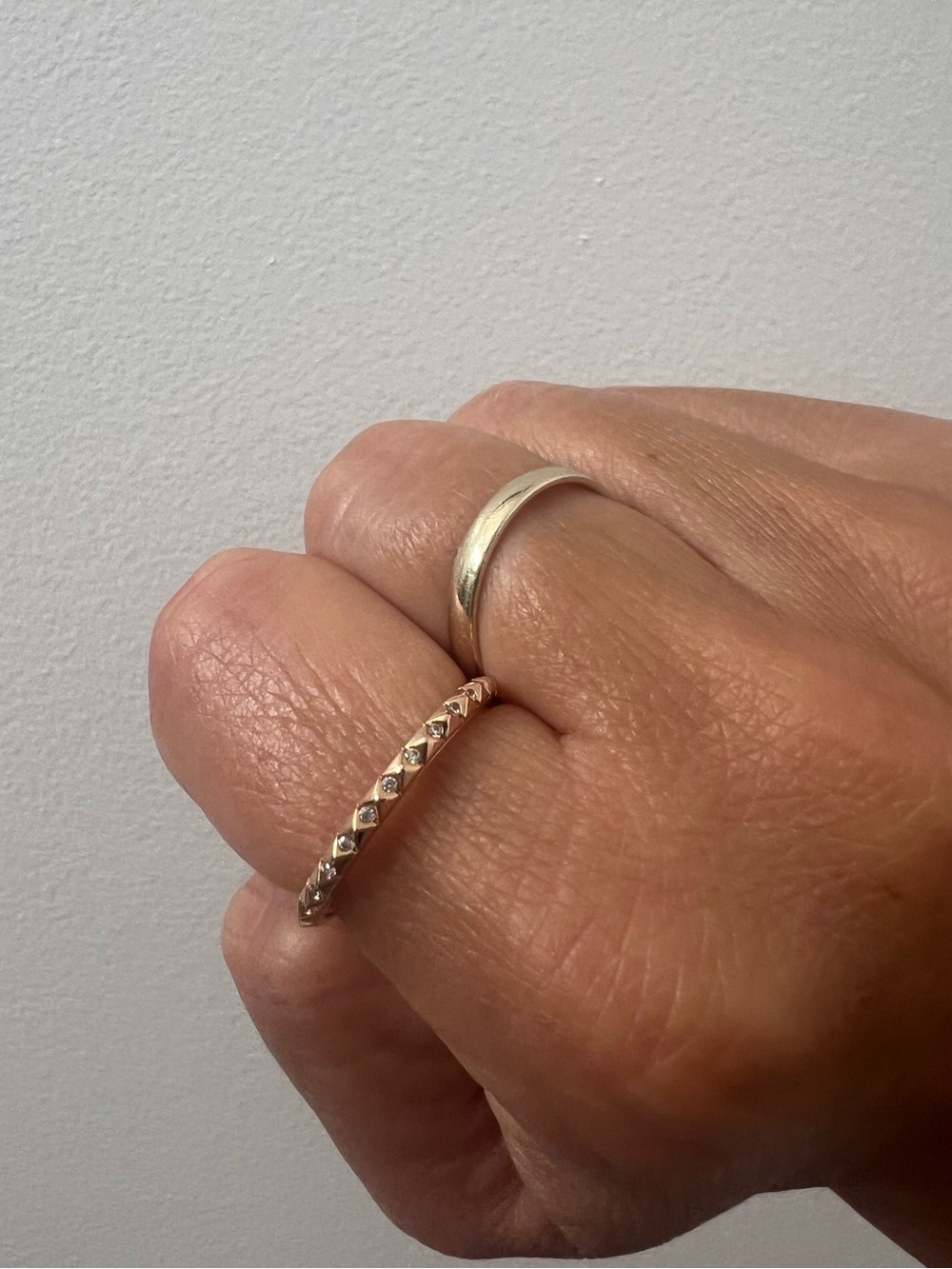 Pandora Me Pyramids Ring - 14K Rose Gold Plated